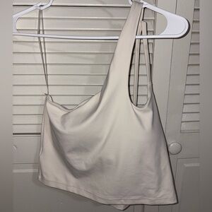 Athleta transcend asym crop bra